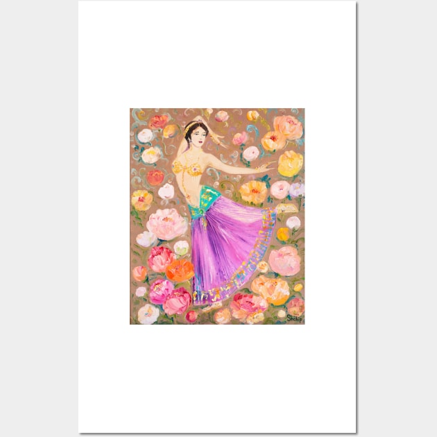 Dancer in Flowers Wall Art by NataliaShchip